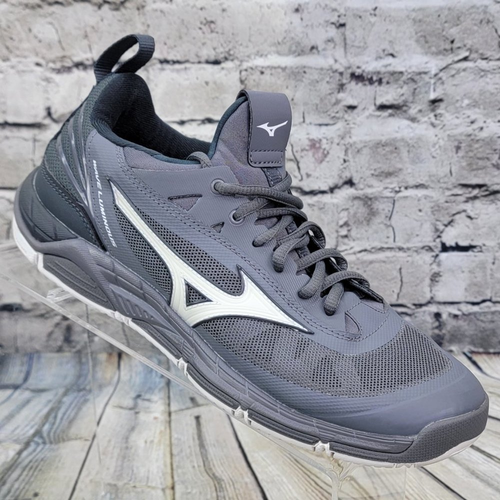 Mizuno‎ Wave Luminous Volleyball Shoes Womens 8.5 Grey White Athletic Sneakers
